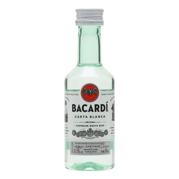 Bacardi White Rum Miniature 5cl