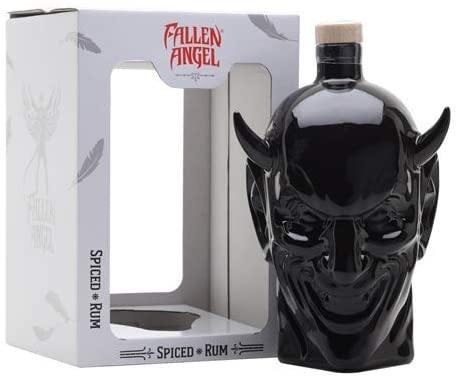 Fallen Angel Spiced Rum 70cl [Black Bottle] - Secret Drinks