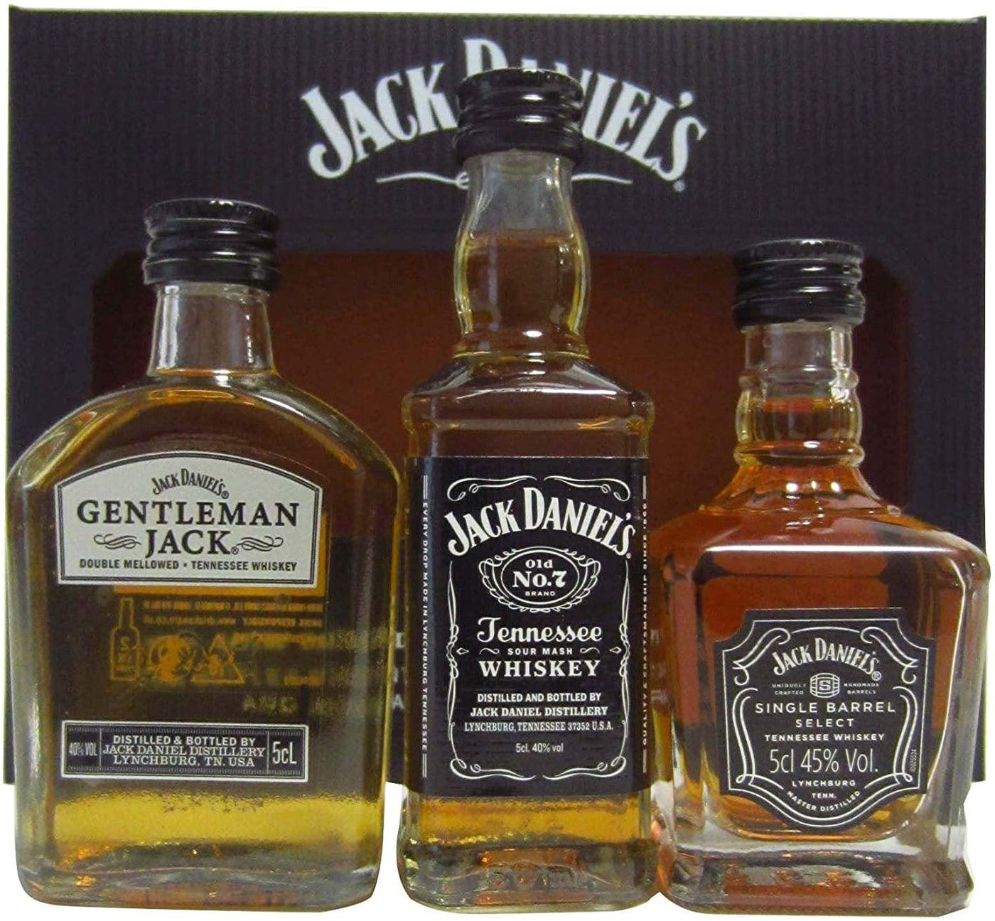 Jack Daniel's The Family Pack Miniatures Gift Set 3 x 5cl - Secret Drinks