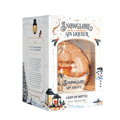 GIN SNOW GLOBE GIN ORANGE & GINGERBREAD 70CL - Snow Globe Gin