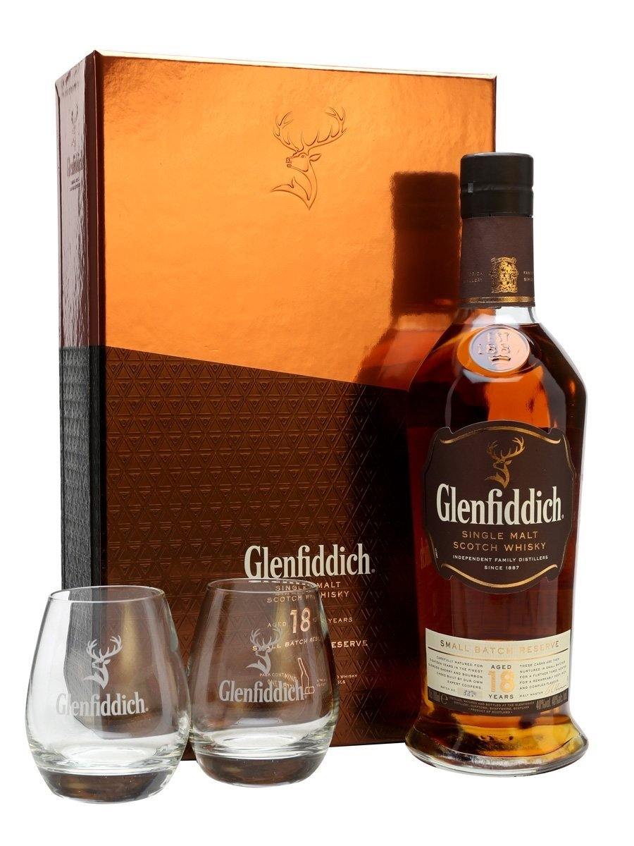 Glenfiddich 18YO Gift Set 70cl - Secret Drinks