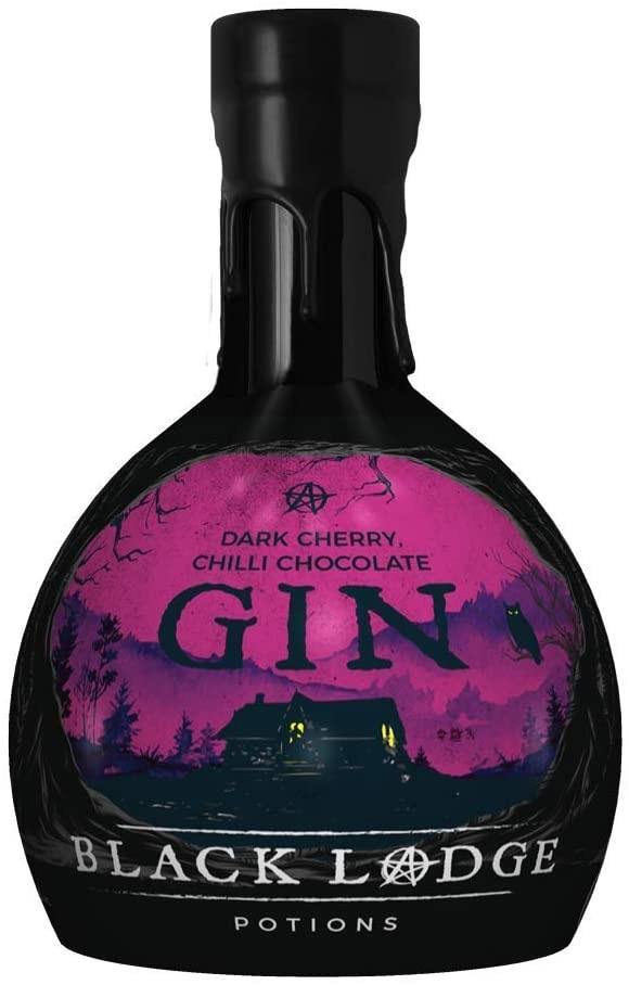 Black Lodge Potions Dark Cherry, Chilli Chocolate Gin 70cl - Secret Drinks