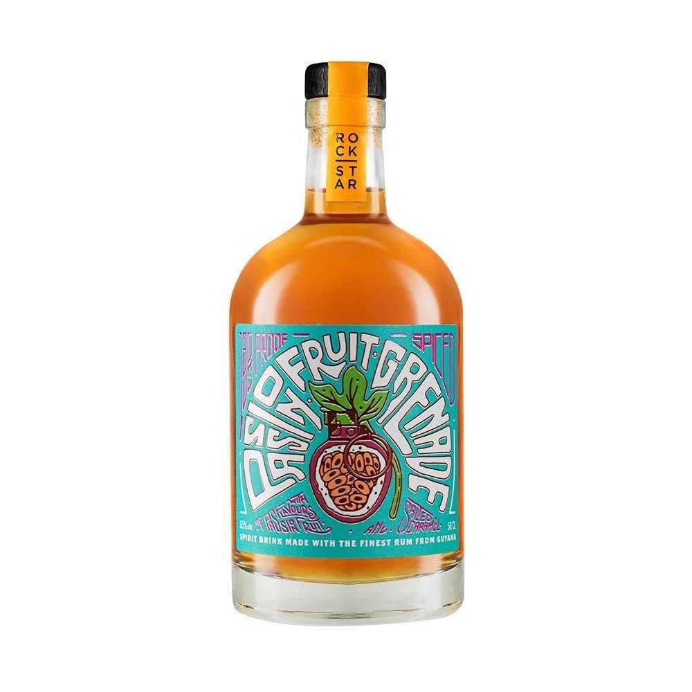 Rockstar Spirits Passionfruit Grenade Rum 50cl - Secret Drinks